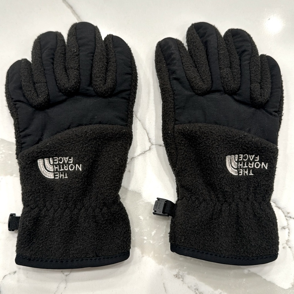 The North Face youth fleece gloves Size Small